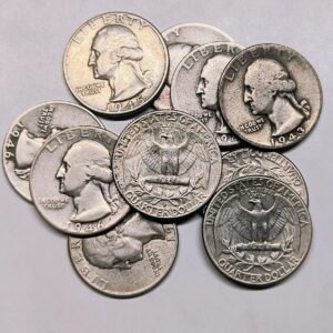 Washington Quarter Dollar EE.UU. Plata (año variado) anverso