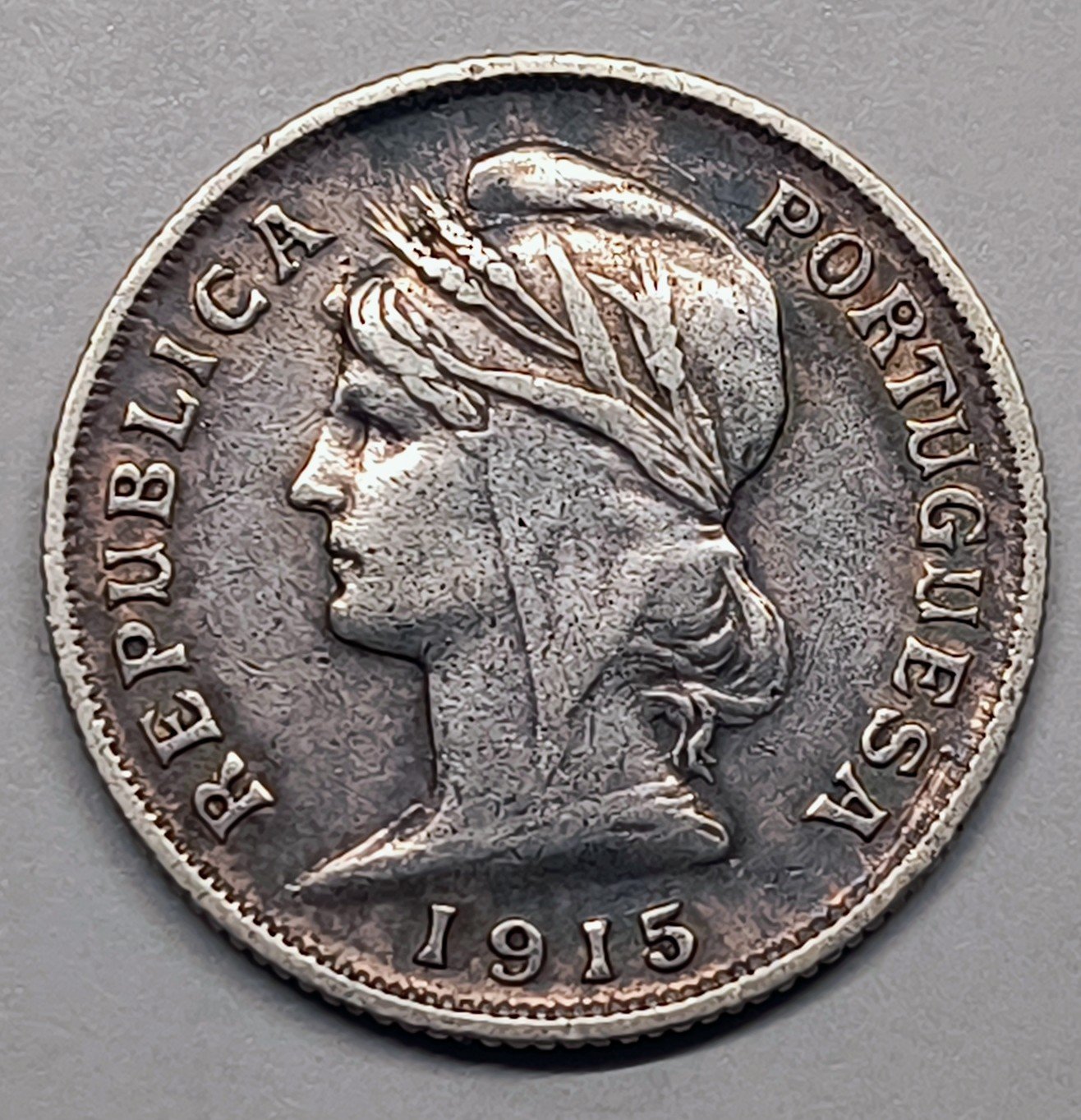 10 Centavos República Portuguesa 1915 · Plata 0,835 · ArgentumSun