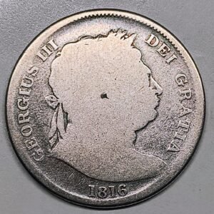 Half Crown George III 1816 anverso