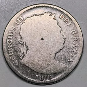 Half Crown George III 1816 RC / AG · Plata 0,925 · ArgentumSun