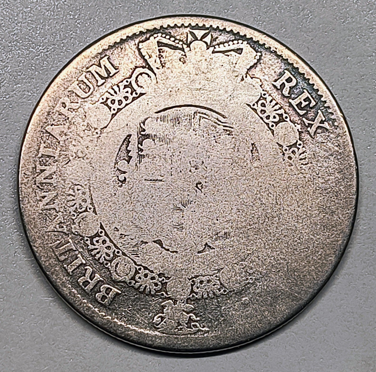 Half Crown George III 1816 · Plata 0,925 · ArgentumSun — Reverso