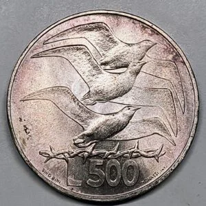 500 Lire San Marino 1975 EBC+ / XF+ · Plata 0,835 · ArgentumSun