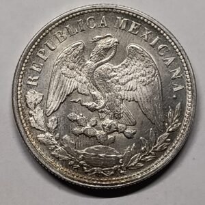 1 Peso República Mexicana 1898 Mo A.M. reverso